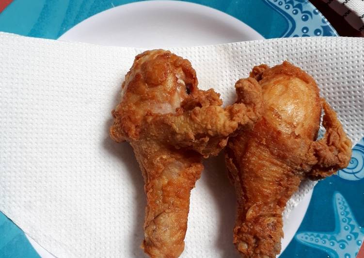 Ayam krispi simpel mantep