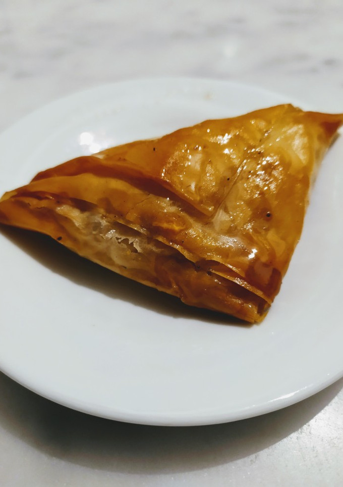 Una foto de Borek dulce (burek o byrek)