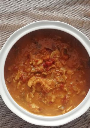 Una foto de Bacalao Ajoarriero