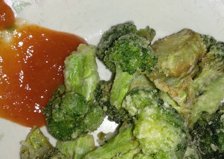 Brokoli goreng saos pedas