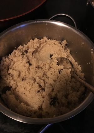 A picture of Moroccan Couscous with raisin (c10min).