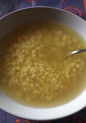 Una foto de Sopa en olla express