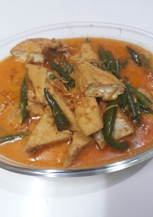 Foto resep Sayur tahu kuah santan