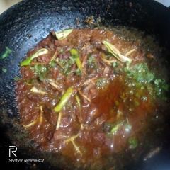 Beef karahi A picture of Beef karahi.