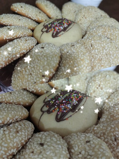 عکسی از دستور کلوچه کنجدی