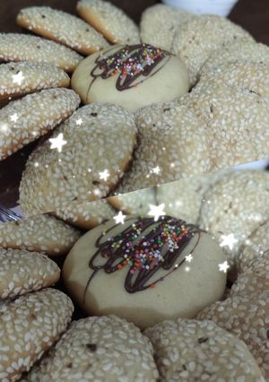 عکسی از دستور کلوچه کنجدی