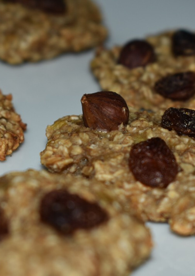 Una foto de Galletas saludables de plátano y avena