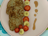 Panqueque de avena y guineo