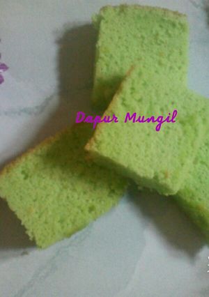 Foto resep 2. Bolu Pandan Bersantan