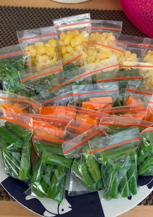 Foto resep Blansir sayur mpasi