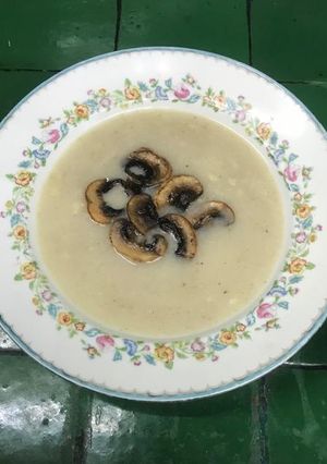 Una foto de Velouté con champignons