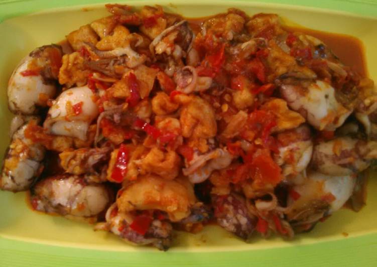 Bumbu Balado cumi tahu | Cara Masak Balado cumi tahu Yang Menggugah Selera