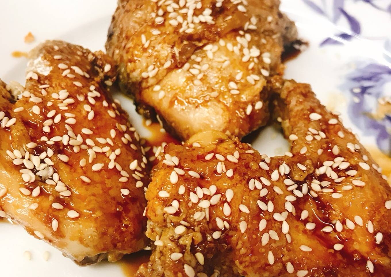 Non-fried Nagoya Style Sticky Chicken Wings