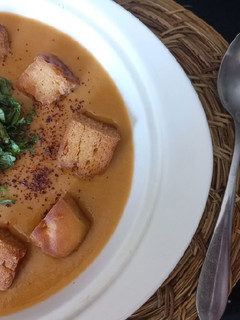 Una foto de Sopa Crema de porotos