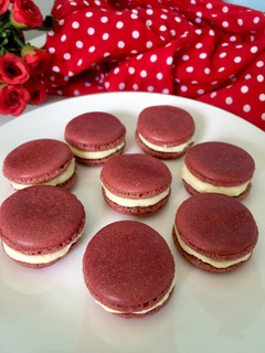 Foto resep Red Velvet Macaron