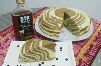 Cara Gampang Membuat Cake Zebra Putih Telur Menu Enak