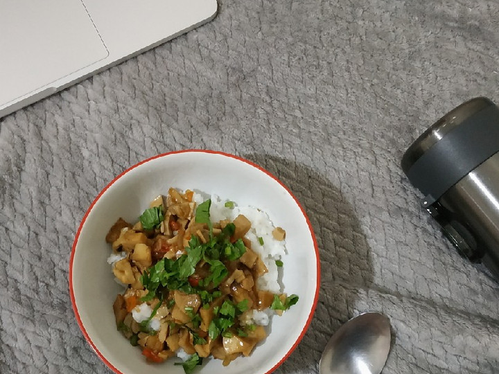 Cara Gampang Membuat Mushroom Rice Bowl, Lezat Sekali