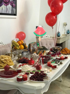 عکسی از دستور میز شب یلدا