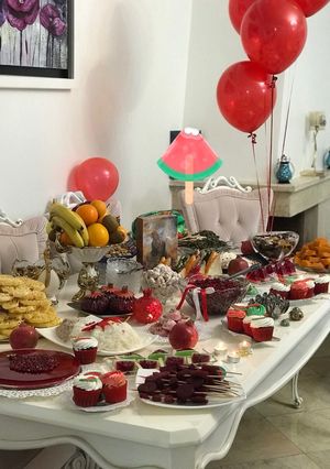 عکسی از دستور میز شب یلدا