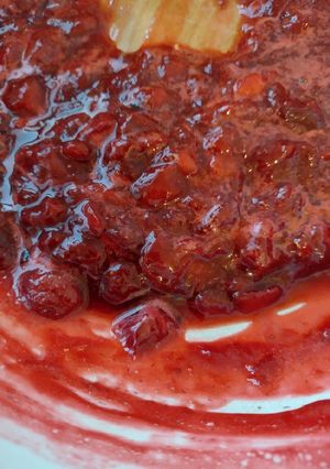 Una foto de Mermelada de frutillas fácil