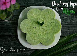 Foto resep Puding Tape Ketan Hijau