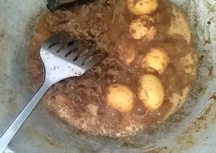 Resep: Daging lapis bonus telur Bunda Pasti Bisa