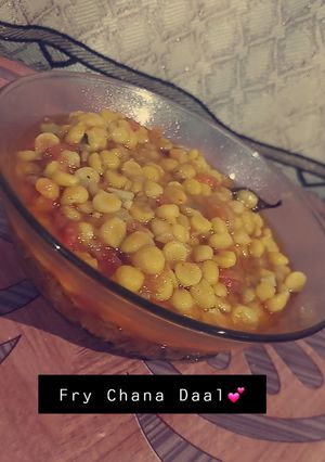 A picture of #Fry_Chana_Daal.