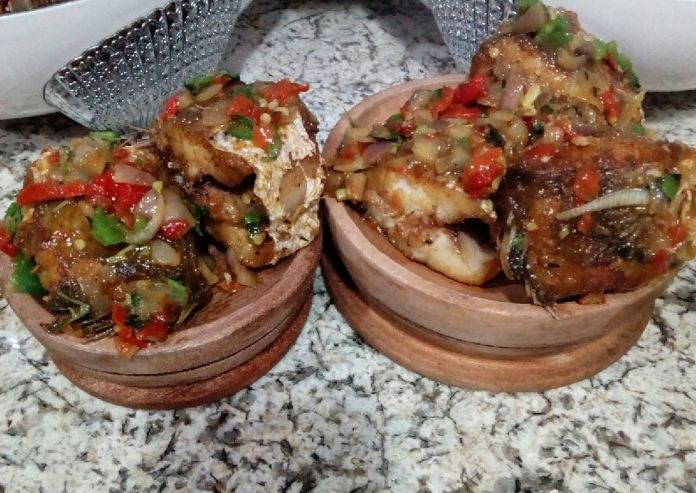 Peppered spicy fish