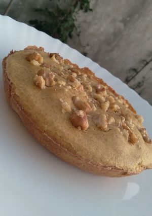 Una foto de Mini budín integral de mandarina