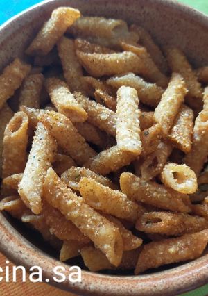 Una foto de Snacks de macarrones