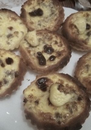 صورة لوصفة طريقة عمل كيش بالجبنة والتونة