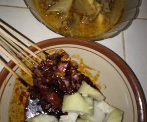 Resep mudah Sate kambing sambal plecing Mantul Banget