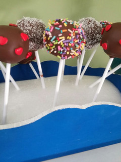 Una foto de Cake pops 🍭💕
