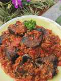 Cakalang pete balado