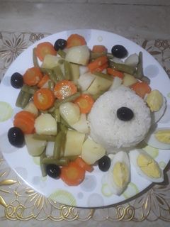 صورة لوصفة سلطة الخضر