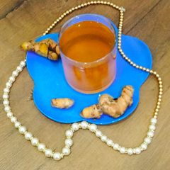 A picture of Turmeric detox drink.