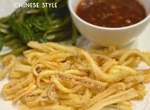 Gambar Sotong Celup Tepung (Chinese Style Salt and Pepper Fried Squid) 🇨🇳