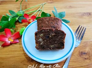 Hình của món Bánh chuối "thần thánh" vị cacao.