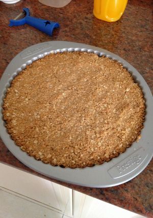 A picture of Apple Oats Crumble.