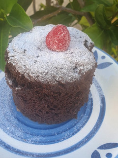 Una foto de Mug Cake de Chocolate Vegano