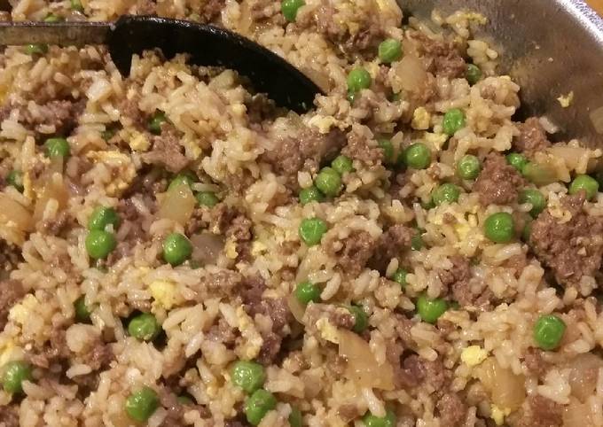 Easiest Way to Prepare Any-night-of-the-week Ground Beef Fried Rice