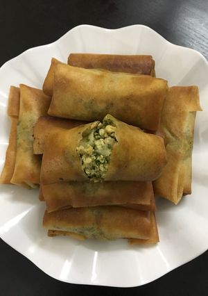 صورة لوصفة رول بالدجاج