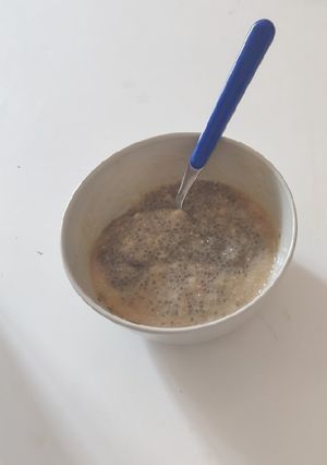 Foto di Pudding di chia con pesche