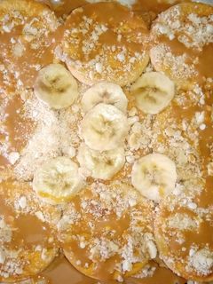 Una foto de Torta Simple de Galletas Y Dulce de Leche