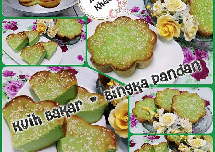 Arahan Buat Bingka Pandan yang Cepat