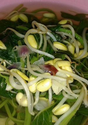 Foto resep Sayur bening bayam toge