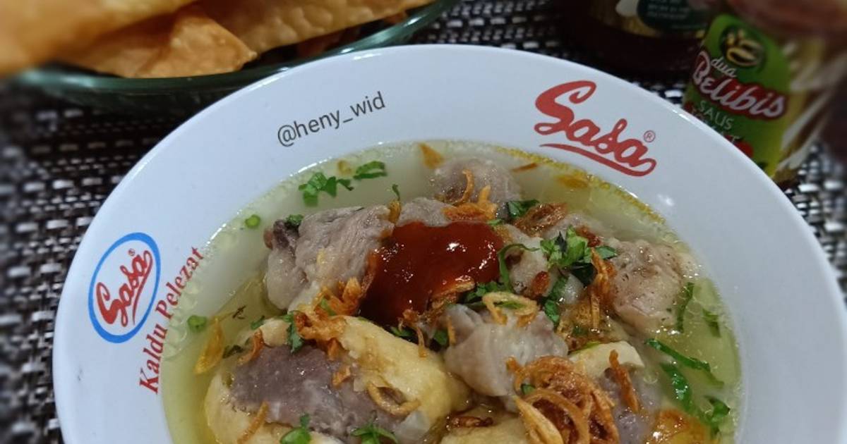 5 677 resep  kuah bakso  tanpa tulang sapi enak  dan 