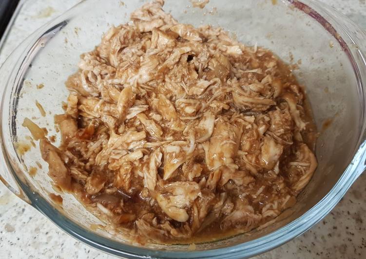 Slow and simple bbq Pulled Chicken