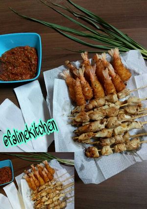 Foto resep Sate taichan dan ebi furai