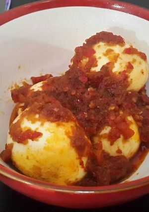 Foto resep Telur balado sederhana
